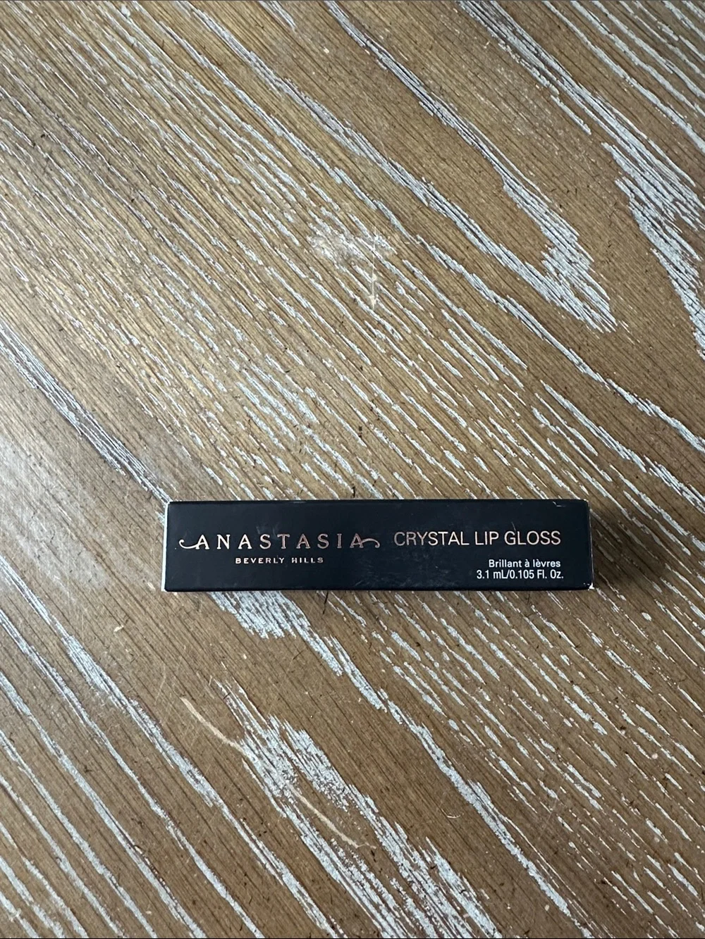 Anastasia Beverly Hills Crystal Lip Gloss - Clear with Rose Gold Cap
